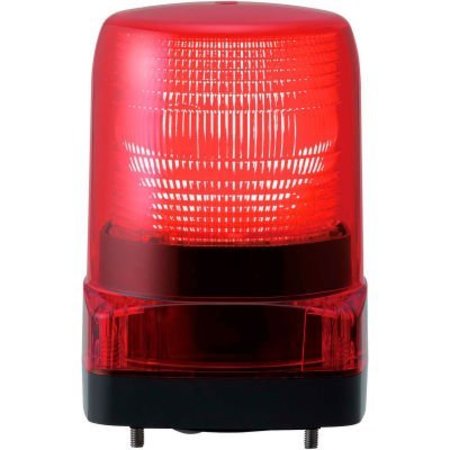 PATLITE USA CORPORATION Patlite LFH-24-R LED Signal Light, Outdoor Rated, Red Light, DC24V LFH-24-R